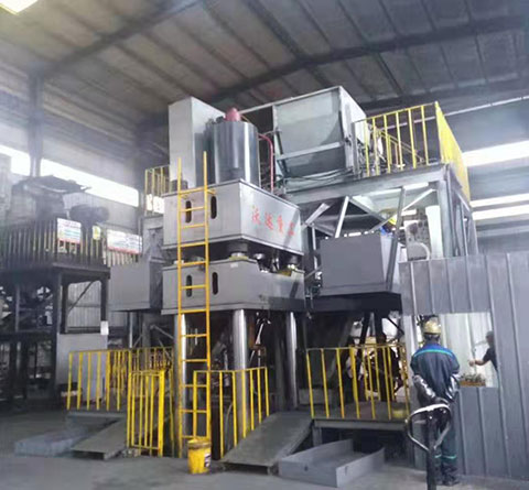 1000噸石墨坩埚(guo)液壓機