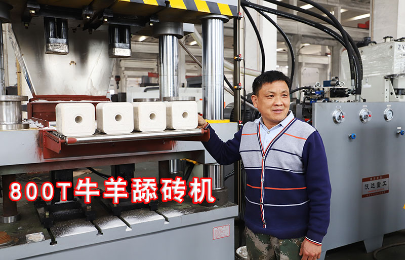 800噸粉末成型(xing)牛羊舔磚鹽磚機(ji)
