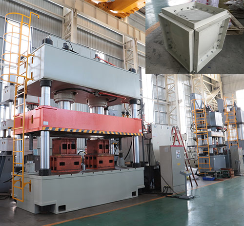 1000噸玻璃鋼(gang)水箱成型(xíng)液壓機